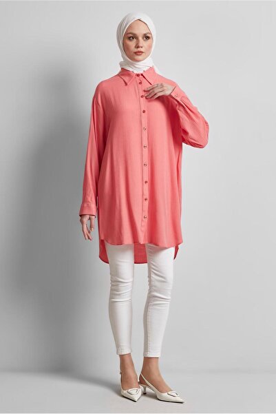 Alvina قميص طية صدر السترة تونك 44810