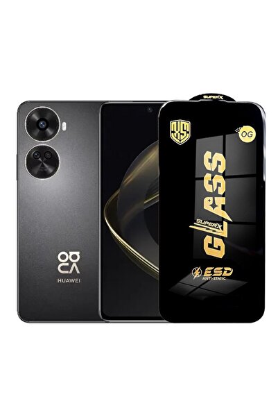 Flippy Screen Protector for Huawei Nova 11 SE (Flippy) - 0.35 mm ESD Tempered Glass, Black Edges, Antistati