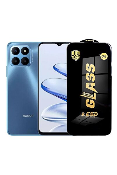 HONOR Screen Protector for 70 Lite - Flippy Tempered ESD Glass, Black Edges, 0.35 mm, Transparent