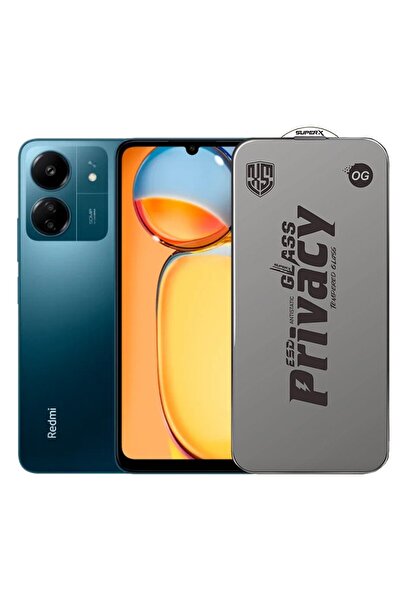 Flippy Tempered Glass Screen Protector for Xiaomi Redmi 13C, 0.30 mm Privacy,...