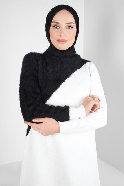 Alvina TWO COLOR KNITWEAR TUNIC 44349