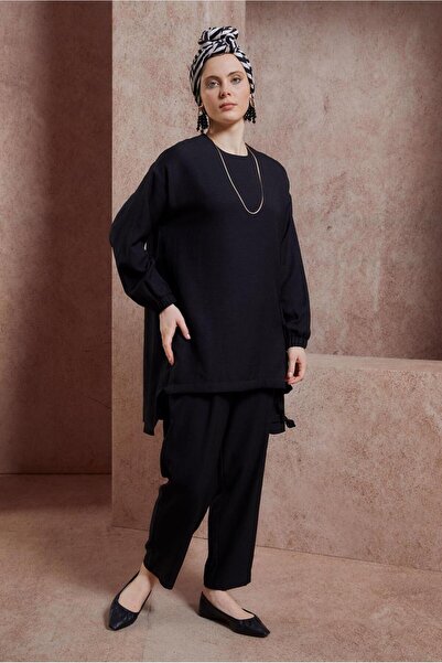 Alvina Bicycle Collar Trousers Suit 44436