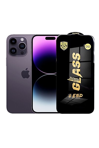 Flippy Protector de ecran — Sticlă securizată ESD de 0,35 mm pentru Apple 14 Pro Max