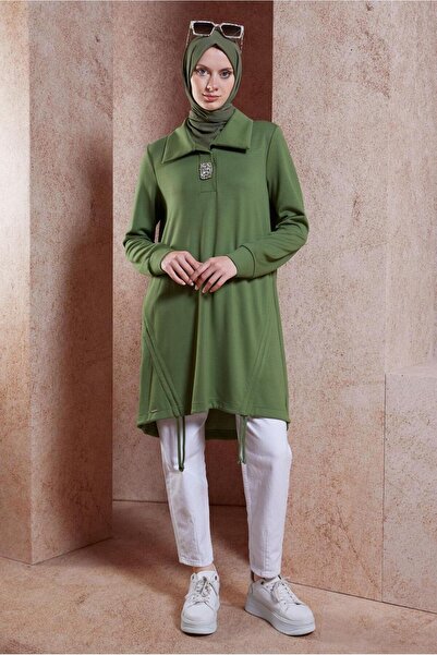 Alvina 44451 Model Stone Detailed Tracksuit Tunic