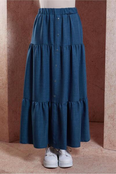 Alvina 60553 Модель спідниця з лляної тканини