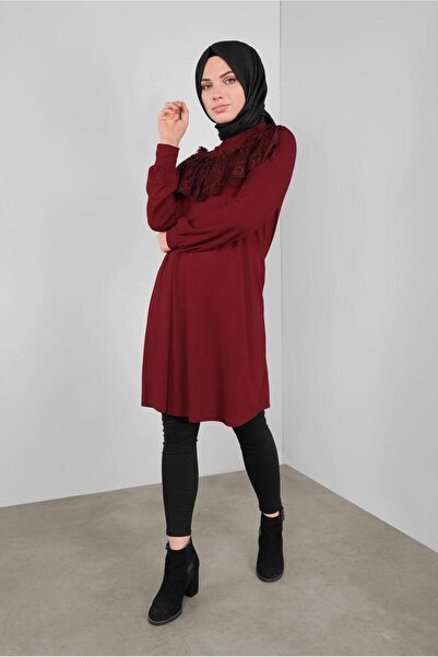 Alvina Lace Tunic with Frill 41213