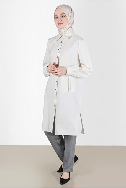 Alvina Boydandan Buttoned and Stone Detailed Tunic 42528