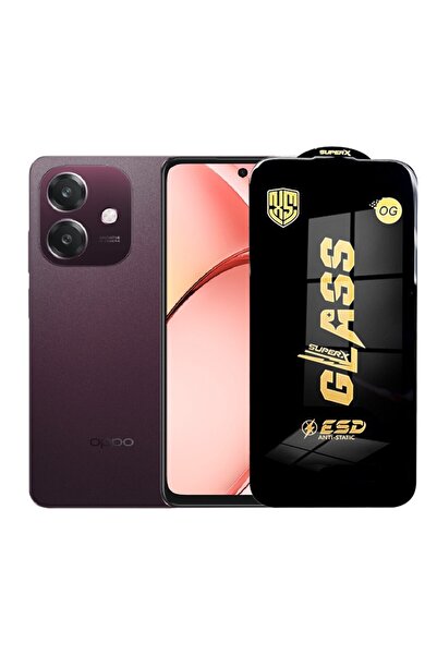 Flippy Protector de ecran pentru Oppo A3 Flippy, sticlă securizată ESD, margini negre, 0,35 mm, transparentă