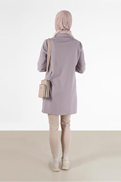 Alvina GEOMETRIC PATTERN DETAILED PLAID TUNIC 42392