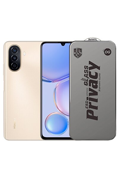 Flippy Protector de ecran pentru Huawei Nova Y71 - Sticlă securizată ESD, Confidențialitate, Margini negre, 0.30 mm