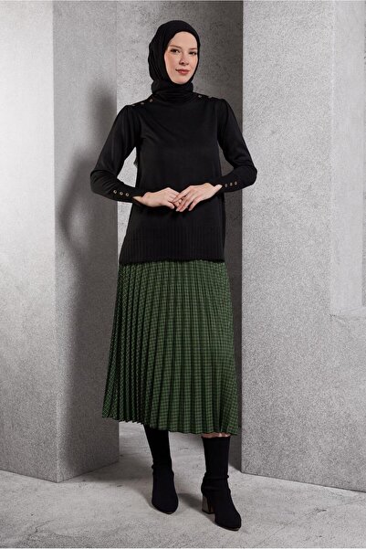 Alvina Pleated Tesettor Skirt 60627