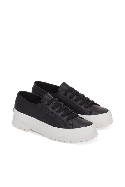 Superga 2555 Alpina Nappa Unisex Siyah Sneaker