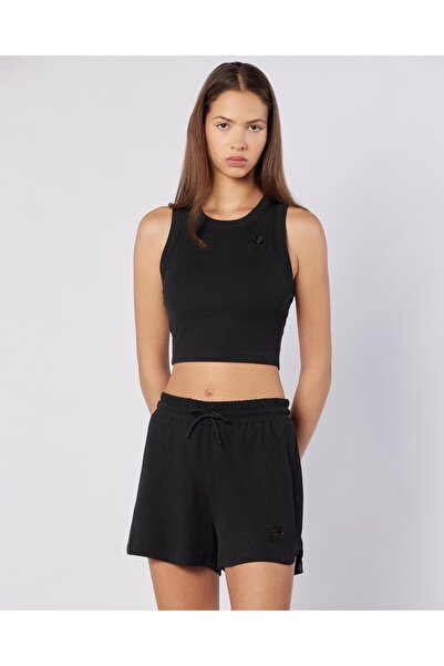 Kappa Leda Tank Kadın Siyah Regular Fit Atlet