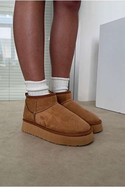 Mupa Shoes Μίνι Γούνινο Εσωτερικό Χοντρό Σόλα TABA