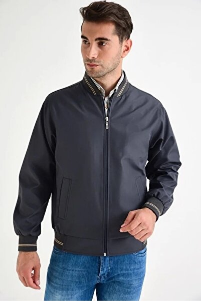 DYNAMO Men's Anthracite Comfortable Fit Classic Coat