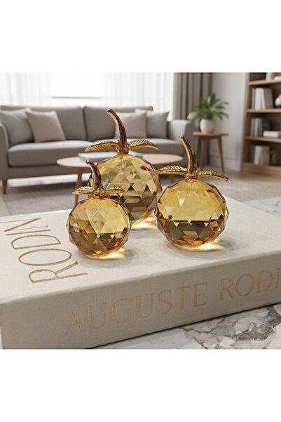 Home 3 lü kristal elma amber