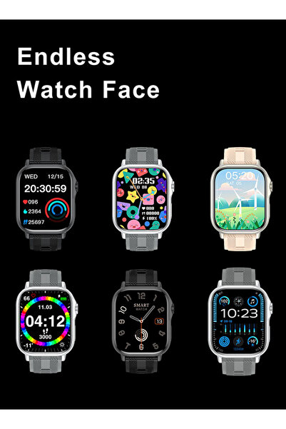 Volynix Silver Gray Bluetooth Smartwatch For Men Women Voice Call Sports Modes Health Monitor