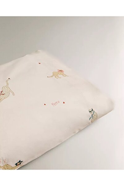 Taç Striped Patterned Single Size 100% Cotton Fitted Sheet Set 2 Pieces