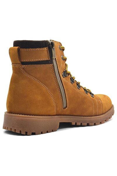 Rakerplus Παιδικές μπότες Griffon Γνήσιο Δερμάτινο Κίτρινο Shearling