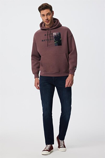 Lee Cooper Jerome Erkek Sweatshırt Gül Kurusu