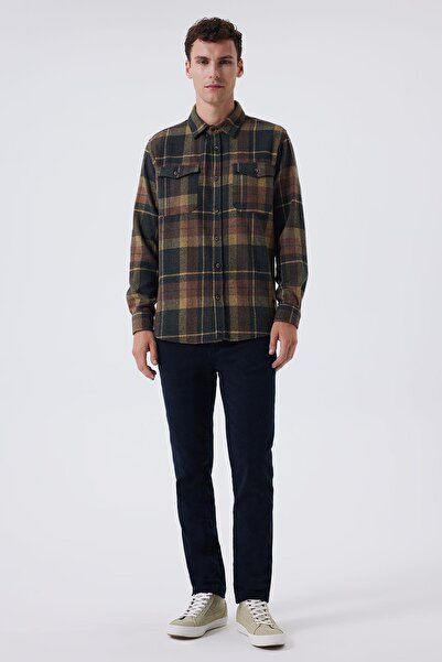 Lee Cooper New Chino Men's Trousers Dark Navy Blue