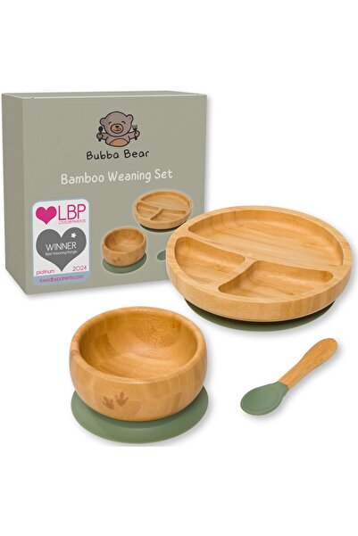 E&D Collection Mithra Life 3 Bölmeli Mavi Bebek Çocuk Yemek Mama Tabağı MIT1115