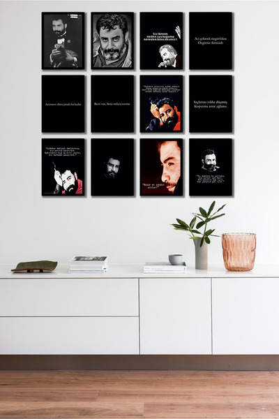 TABLOX Ahmet Kaya 12 piese pictură MDF