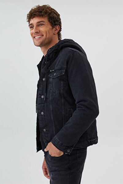 Lee Cooper Caesar Чоловічий 100% бавовняний капюшон. Шерстяний піджак