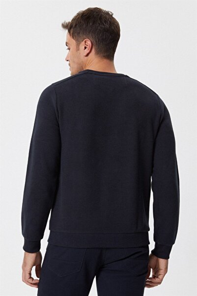 Lee Cooper Ανδρικό Φούτερ Ethan με O-Neck σε Καφέ-Καραμέλα