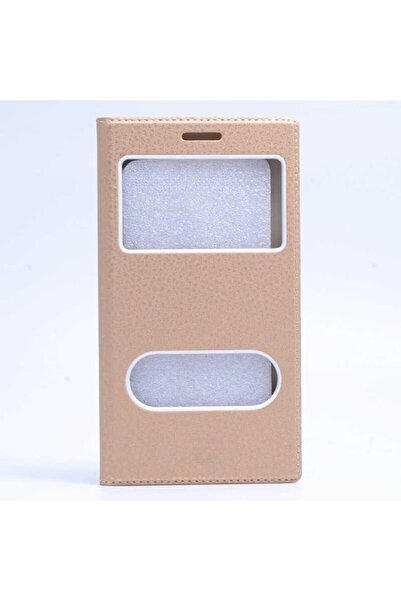 Hype Store Ehr. S9 Compatible Shockproof Window Protective Cover Case (Gold C...