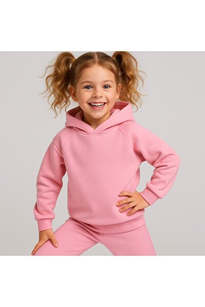 Hilal Akıncı Kids Girl child 3 thread s Fleece-Lined comfortable fit tracksuit set