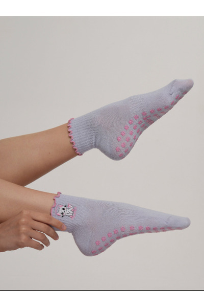 Loova Șosete Pilates Yoga Kitty cu talpă antiderapantă