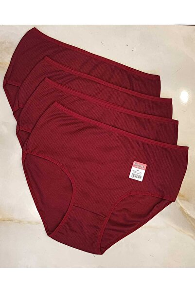 don & seza Corded Fabric Bato High Waist Panties 4-Pack