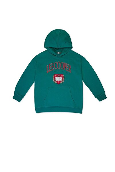 Lee Cooper Γυναικείο φούτερ Nerva 100% βαμβακερό σμαραγδί πράσινο