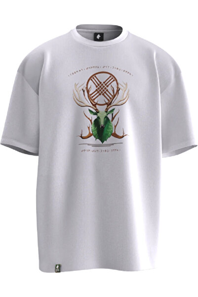 TURAN TACTICS Mythological Deer Design Comfortable Fit Unisex T-Shirt
