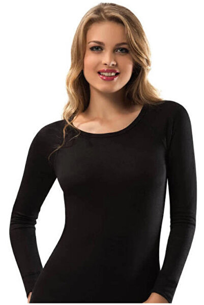 Tutku Elit Women's Black Thermal Undershirt