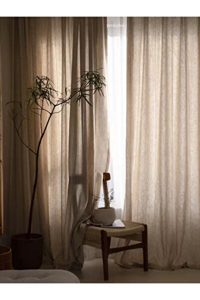 Perdeplus Background Curtain Single Wing Sunshade Natural Vintage Background