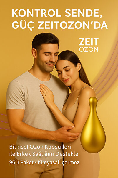 ZEİT OZON 96’lı Erkek Bakım Kapsülü | Doğal Ozon Yağı | Kimyasal İçermez | Gü...