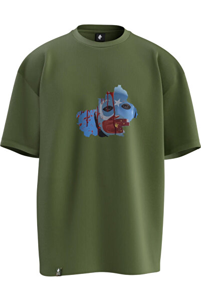 TURAN TACTICS تي شيرت مريح بتصميم الشرق الأوسط للجنسين