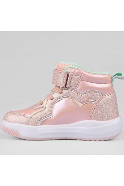 Vicco Klint Phylon Kauçuk Taban Ortopedik Işıklı Çocuk Bot PUDRA