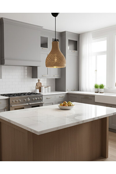 Smyrna Dekorasyon Natura -Dekoratif Doğal Jüt Avize, Hasır Avize, Bohem Avize...