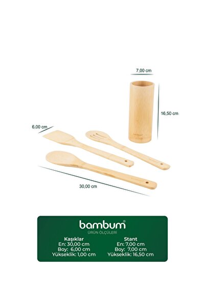 Bambum Ravioli Fix Spoon Set 4 Pieces