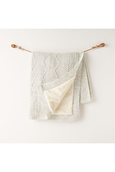 andywawa Baby Girl Knitwear Blanket Gray