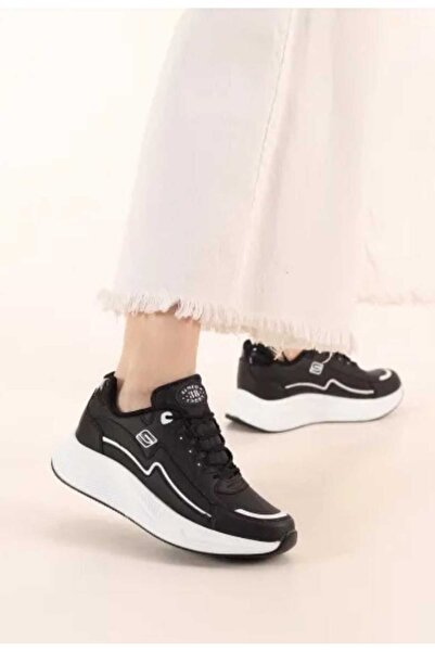 MODVALU Almera Women's 5070 White Skin White High Sole Lace-Up Women's Sports...