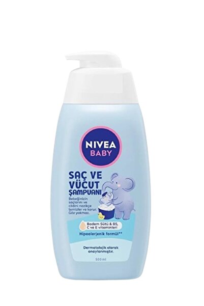 NIVEA Nıvea Baby Sac Ve Vucut Samp.500ml
