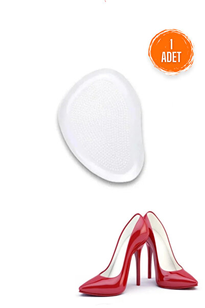 Fresh Moon Topuklu Ayakkabı Kaydırmaz Ped 1 Adet Silikon Jel Tabanlık Topuk D...