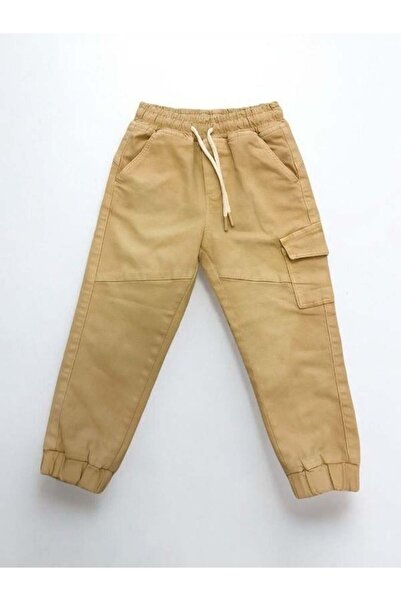 Zekids Pantaloni cargo pentru băieți - cu talie și picioare elastice, buzunare