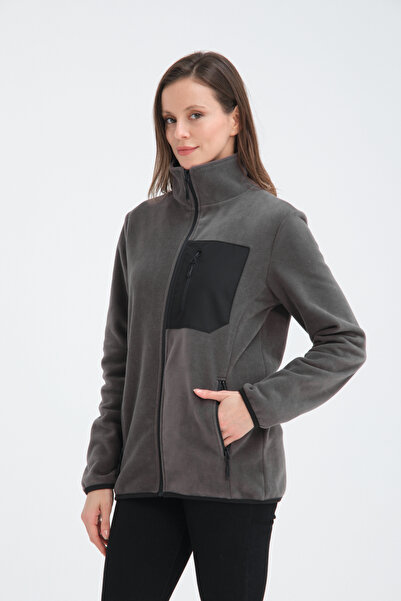 Store Women's Fleece Jacket with 5 Pockets