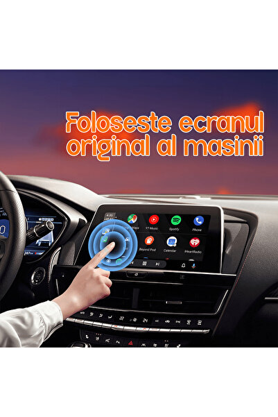 ALPACO Wireless CarPlay and Android Auto Adapter 5.8GHz, Bluetooth 5.3