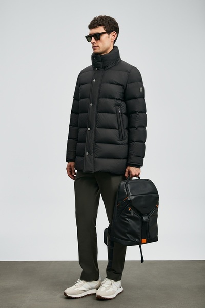 Lufian 112120255 Rıld Kaz Tüyü Erkek Mont SİYAH